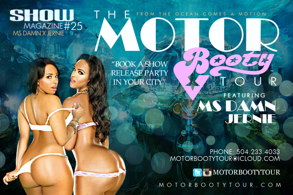 PurplecitydreamGirls.net motor booty tour Ms Damn and Model Jernie Show Magazine web promotion.thewizsdailydose