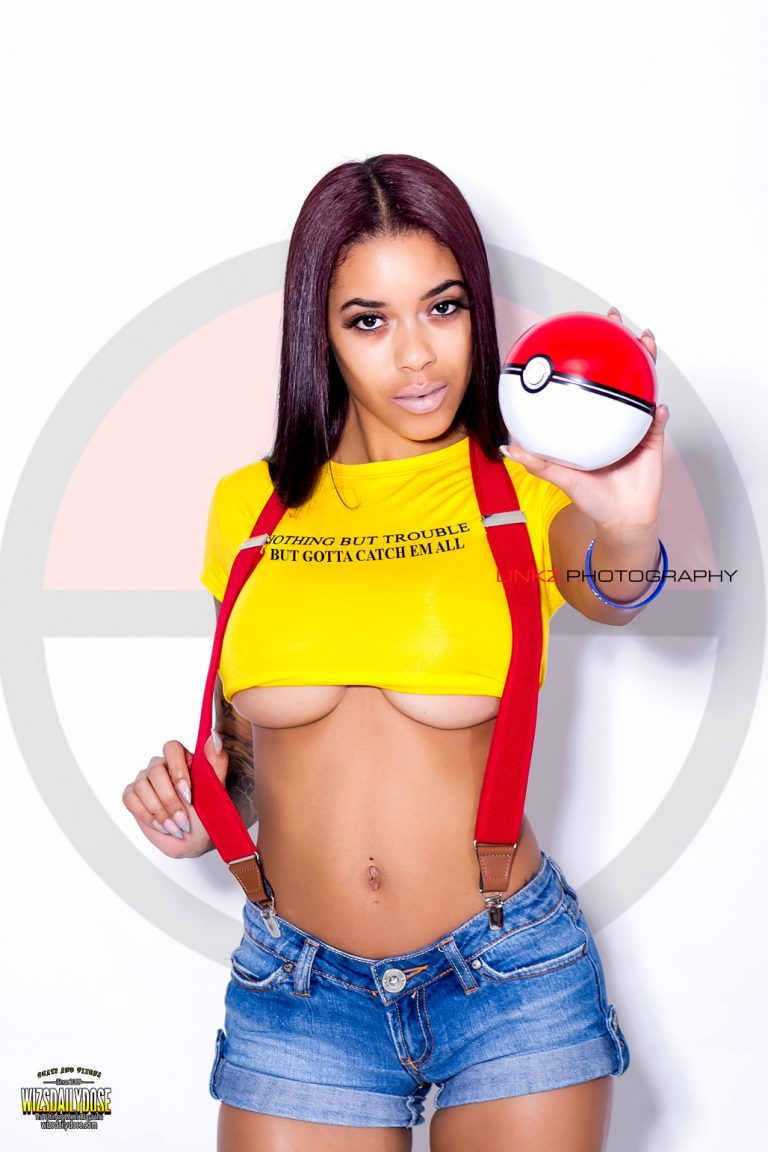 It’s Nina V @the_nina_v Pokemon set images by @linkzphoto