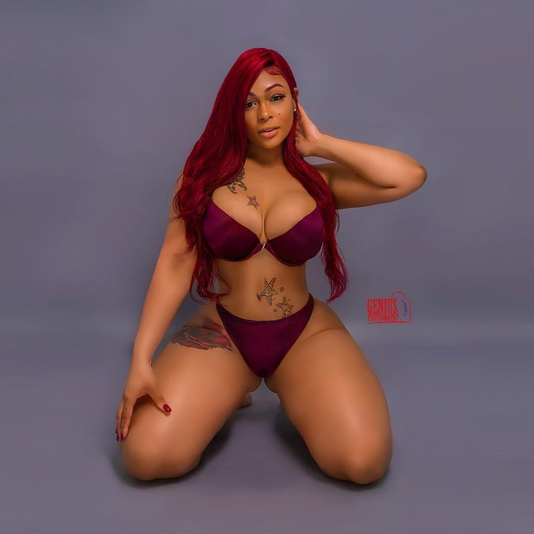 Model DYM @__dym__ Red Passion – shot by @geniusphotographynyc