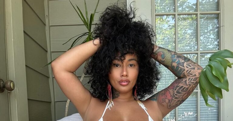 Big Hair, Soft Light & Bikini Energy: Kimberlie Moonform in White