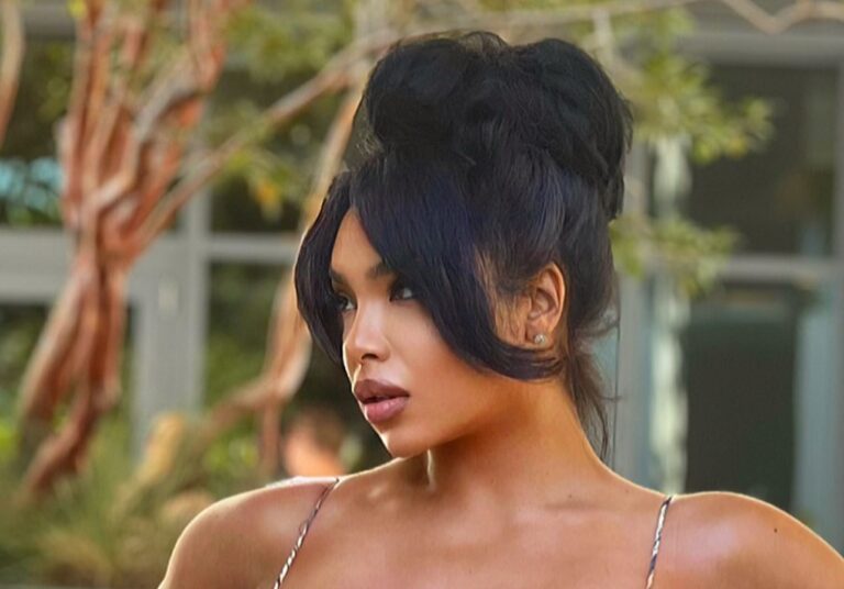 Sidney Lauren Brings Wild Luxury to Miami in Fashion Nova’s Gia Leopard Maxi Dress
